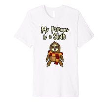 Load image into Gallery viewer, Funny shirts V-neck Tank top Hoodie sweatshirt usa uk au ca gifts for My Patronus Is A Sloth Funny Sloth T Shirts Funny Gifts 2053548