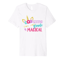 Load image into Gallery viewer, Second Grade Unicorn Back to School Girls 2nd Grade Shirt 9272551