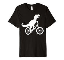 Load image into Gallery viewer, Funny shirts V-neck Tank top Hoodie sweatshirt usa uk au ca gifts for Dinosaur Riding Bike Shirt | Cute Bike-Dino Lovers Tee Gift 870524