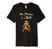 Load image into Gallery viewer, Funny shirts V-neck Tank top Hoodie sweatshirt usa uk au ca gifts for My Patronus Is A Sloth Funny Sloth T Shirts Funny Gifts 2053548