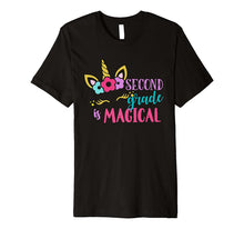 Load image into Gallery viewer, Second Grade Unicorn Back to School Girls 2nd Grade Shirt 9272551