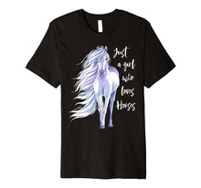 Load image into Gallery viewer, Funny shirts V-neck Tank top Hoodie sweatshirt usa uk au ca gifts for Just A Girl Who Loves Horses Shirt Horse Riding Women Gifts 1523077