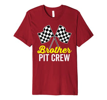 Load image into Gallery viewer, Funny shirts V-neck Tank top Hoodie sweatshirt usa uk au ca gifts for Brother Pit Crew Shirt for Racing Party Costume (Dark) 2757617