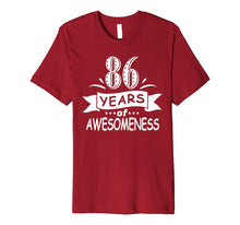 Load image into Gallery viewer, Funny shirts V-neck Tank top Hoodie sweatshirt usa uk au ca gifts for 86th Birthday Gifts Vintage 33 Awesome Since 1933 4260080