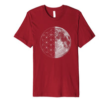 Load image into Gallery viewer, Funny shirts V-neck Tank top Hoodie sweatshirt usa uk au ca gifts for Sacred Geometry Shirt - Flower Of Life Moon 2056836
