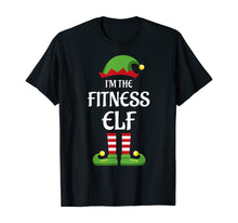 Load image into Gallery viewer, Funny shirts V-neck Tank top Hoodie sweatshirt usa uk au ca gifts for I'm The Fitness Elf Matching Family Christmas Gift Sporty T-Shirt 879403