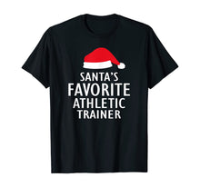 Load image into Gallery viewer, Funny shirts V-neck Tank top Hoodie sweatshirt usa uk au ca gifts for Santa's Favorite Athletic Trainer Funny Christmas Gifts T-Shirt 785179