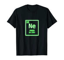 Load image into Gallery viewer, Neon Element Green Periodic Table Chemistry Nerd Costume T-Shirt