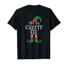 Load image into Gallery viewer, Funny shirts V-neck Tank top Hoodie sweatshirt usa uk au ca gifts for I'm The-Chatty-Elf Matching-Family Christmas T-Shirt 787677