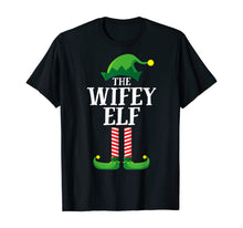 Load image into Gallery viewer, Wifey Elf Matching Group Christmas Couple Party Pajama Wife T-Shirt