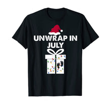 Load image into Gallery viewer, Funny shirts V-neck Tank top Hoodie sweatshirt usa uk au ca gifts for Christmas Pregnancy Announcement Gifts Unwrap In July T-Shirt 370200