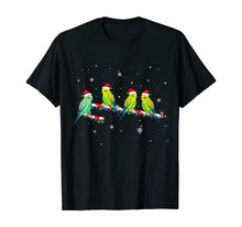Load image into Gallery viewer, Funny shirts V-neck Tank top Hoodie sweatshirt usa uk au ca gifts for Funny Budgies with Candy Cane Gifts Christmas Budgies Lover T-Shirt 1047083