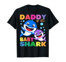 Load image into Gallery viewer, Daddy Of The Baby Shark Birthday Daddy Shark Fathers Day TShirt112987