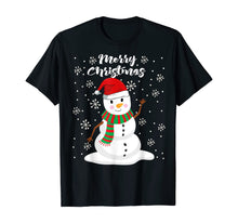Load image into Gallery viewer, Funny shirts V-neck Tank top Hoodie sweatshirt usa uk au ca gifts for Christmas - Merry Christmas Snowman T-Shirt 911012