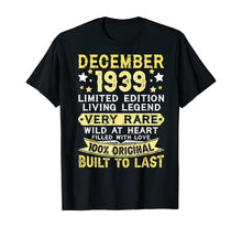 Load image into Gallery viewer, Funny shirts V-neck Tank top Hoodie sweatshirt usa uk au ca gifts for 1939 December 80 Years Old Tee 80th Birthday Gifts Christmas T-Shirt 631572