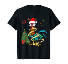 Load image into Gallery viewer, Funny shirts V-neck Tank top Hoodie sweatshirt usa uk au ca gifts for Chicken Christmas Reindeer Christmas Lights Pajama Costume T-Shirt 399599