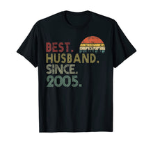 Load image into Gallery viewer, 15th Wedding Anniversary Gifts Best Husband Since 2005 TShirt235444