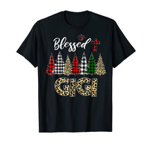 Load image into Gallery viewer, Funny shirts V-neck Tank top Hoodie sweatshirt usa uk au ca gifts for Leopard Print Christmas Trees Blessed Gigi Xmas Gifts T-Shirt 381871