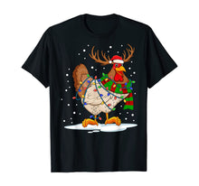 Load image into Gallery viewer, Funny shirts V-neck Tank top Hoodie sweatshirt usa uk au ca gifts for Funny Chicken Christmas Tee Reindeer Christmas Lights Pajama T-Shirt 554611