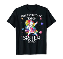 Load image into Gallery viewer, Promoted To Big Sister 2020 Shirt Dabbing Unicorn Gift T-Shirt-224401