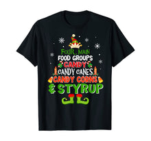 Load image into Gallery viewer, Funny shirts V-neck Tank top Hoodie sweatshirt usa uk au ca gifts for Four Main Food Groups Elf Christmas T-Shirt 1209938
