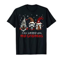 Load image into Gallery viewer, Funny shirts V-neck Tank top Hoodie sweatshirt usa uk au ca gifts for Three Gnomes In Red Christmas Just Hanging With My Gnomies T-Shirt 526093