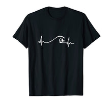 Load image into Gallery viewer, Surfer Surfing Wave Heartbeat T Shirt Gifts
