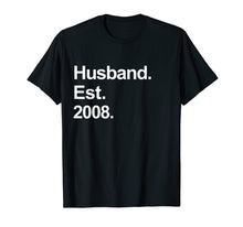 Load image into Gallery viewer, Funny shirts V-neck Tank top Hoodie sweatshirt usa uk au ca gifts for Mens 11th Wedding Anniversary Gifts - Husband Est 2008 Shirt 2076875