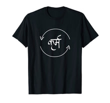 Load image into Gallery viewer, Funny shirts V-neck Tank top Hoodie sweatshirt usa uk au ca gifts for Karma in Hindi Cycle of Life Spirituality Hindu Dharma shirt 2288459
