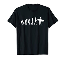 Load image into Gallery viewer, Surfing Evolution Shirt - Evolution Of Surfing Surfer Gift