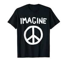 Load image into Gallery viewer, Funny shirts V-neck Tank top Hoodie sweatshirt usa uk au ca gifts for Imagine Peace Symbol T-Shirt 2012065