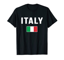 Load image into Gallery viewer, Italia T-Shirt Italian Flag Italy Gift Love Souvenir