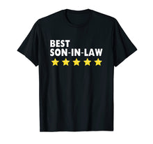 Load image into Gallery viewer, Funny shirts V-neck Tank top Hoodie sweatshirt usa uk au ca gifts for Mens Best Son-In-Law T-Shirt 5 Star Funny Men Gifts Tee Shirts 3533525