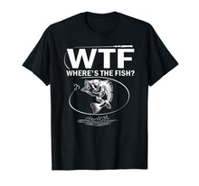 Load image into Gallery viewer, Funny shirts V-neck Tank top Hoodie sweatshirt usa uk au ca gifts for WTF Where's The Fish Funny Fishing T-Shirt 333979