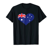 Load image into Gallery viewer, Funny shirts V-neck Tank top Hoodie sweatshirt usa uk au ca gifts for Australia heart flag T-Shirt