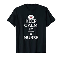 Load image into Gallery viewer, Funny shirts V-neck Tank top Hoodie sweatshirt usa uk au ca gifts for Keep Calm I'm Almost A Nurse T Shirt Future Nurse Gifts 3994037
