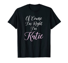Load image into Gallery viewer, Funny shirts V-neck Tank top Hoodie sweatshirt usa uk au ca gifts for Katie Name Shirt Personalized Girls Women Cute Pink Gift 2001695