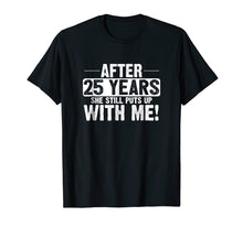 Load image into Gallery viewer, Funny shirts V-neck Tank top Hoodie sweatshirt usa uk au ca gifts for 25th Anniversary T-Shirt 25 Years Marriage Husband Gift 4145759