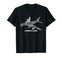 Load image into Gallery viewer, Funny shirts V-neck Tank top Hoodie sweatshirt usa uk au ca gifts for Airbus A380 jet airplane cutaway aviation pilot T-Shirt gift 2017430