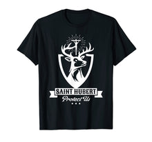 Load image into Gallery viewer, Funny shirts V-neck Tank top Hoodie sweatshirt usa uk au ca gifts for St. Hubert Hubertus Patron Saint of Hunters Stag T-Shirt 1542437