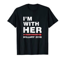 Load image into Gallery viewer, Funny shirts V-neck Tank top Hoodie sweatshirt usa uk au ca gifts for I'm With Her Hillary 2016 T-Shirt 1362079