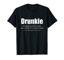 Load image into Gallery viewer, Funny shirts V-neck Tank top Hoodie sweatshirt usa uk au ca gifts for Drunk Uncle Drunkle Funny Uncle Shirt For Men 2138080