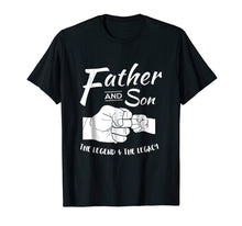 Load image into Gallery viewer, Funny shirts V-neck Tank top Hoodie sweatshirt usa uk au ca gifts for Father and Son Matching Outfits The Legend and The Legacy 330351