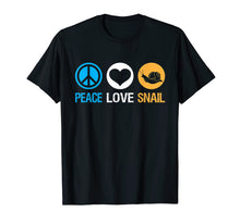 Load image into Gallery viewer, Funny shirts V-neck Tank top Hoodie sweatshirt usa uk au ca gifts for Vintage Peace Love Snail T-Shirt Snails Lover Gifts 929202