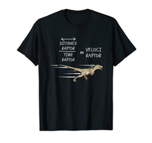 Load image into Gallery viewer, Funny shirts V-neck Tank top Hoodie sweatshirt usa uk au ca gifts for Velociraptor Equation T-Shirt Funny Physics Dinosaur Tee 2740563