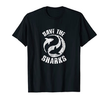 Load image into Gallery viewer, Funny shirts V-neck Tank top Hoodie sweatshirt usa uk au ca gifts for Save the Sharks Protect Ocean Scuba Diving Apnea Dive Shirt 3275362