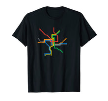 Load image into Gallery viewer, Funny shirts V-neck Tank top Hoodie sweatshirt usa uk au ca gifts for Washington DC Metro Map Shirt DC Subway Art Tee 1878017