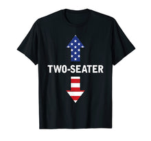 Load image into Gallery viewer, Two Seater Arrow 4th Of July American Flag Two-Seater Shirt