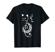 Load image into Gallery viewer, Funny shirts V-neck Tank top Hoodie sweatshirt usa uk au ca gifts for Cat lovers gifts-Musical Cat-Cat lovers Shirt Musician Gift 148569