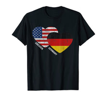 Load image into Gallery viewer, Funny shirts V-neck Tank top Hoodie sweatshirt usa uk au ca gifts for Germany Flag T-Shirt German American Flag Vintage Tee Shirt 1787475